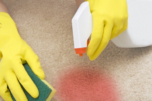 Professional upholstery cleaning for a sofa in a W1G home
