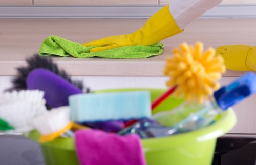 Bathroom cleaning in a W1G property