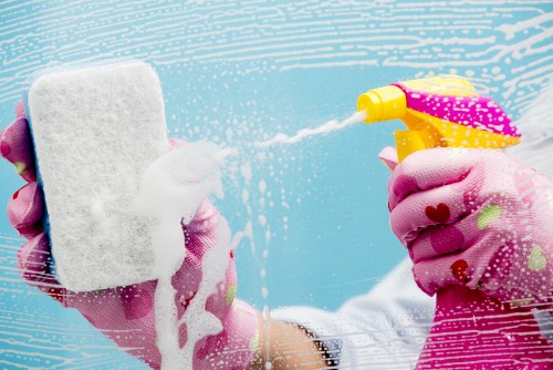 Local deep cleaning team preparing a detailed cleaning checklist for a W1G property