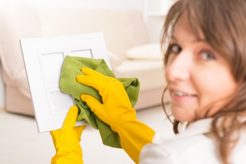 Local upholstery cleaning for a modern sofa in W1G